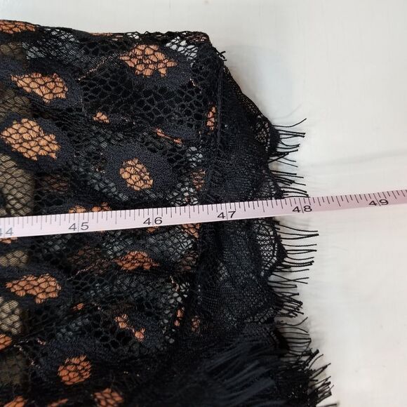 Dress The Population Black and Tan Kay Lace Sheath Cocktail Dress - Picture 6 of 7